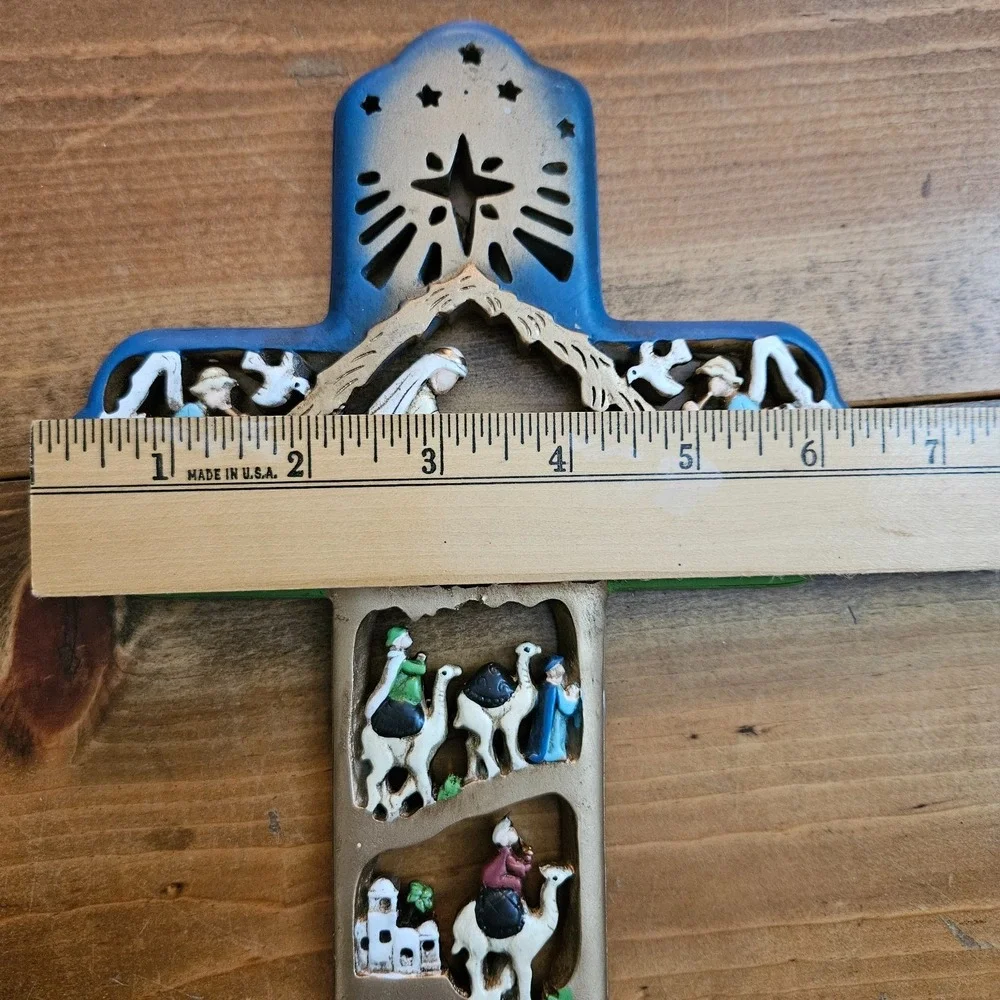 Nativity Wall Cross Made in China Christmas‎ Religious Decor 12